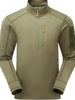Rab Fleece & Mid Layer-Mens Modulus Pull-On - Light Khaki