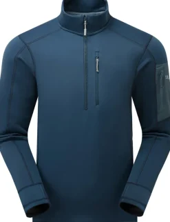 Rab Fleece & Mid Layer-Mens Modulus Pull-On - Tempest Blue