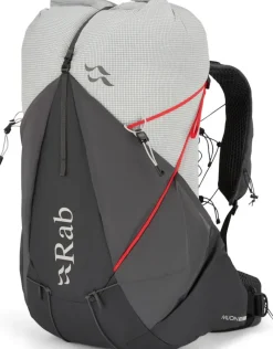 Rab Fast & Light Rucksacks And Vests-Mens Muon 40 Rucksack - Pewter-Graphene
