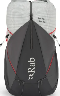 Rab Fast & Light Rucksacks And Vests-Mens Muon 40 Rucksack - Pewter-Graphene