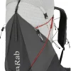 Rab Fast & Light Rucksacks And Vests-Mens Muon 50 Rucksack - Pewter-Graphene