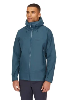 Rab Waterproof Jackets-Mens Namche GTX Jacket - Orion Blue