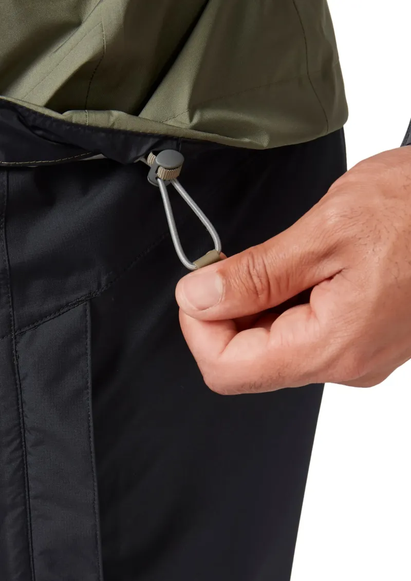 Rab Waterproof Jackets-Mens Namche Paclite Jacket - Graphene-Light Khaki