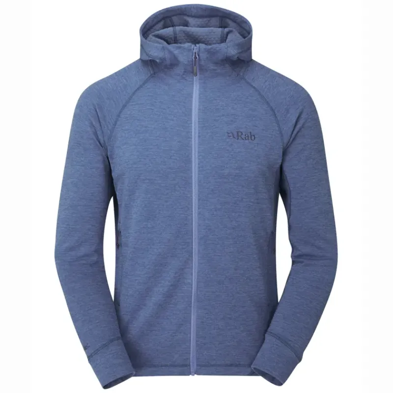 Rab Fleece & Mid Layer-Mens Nexus Hoody - Denim