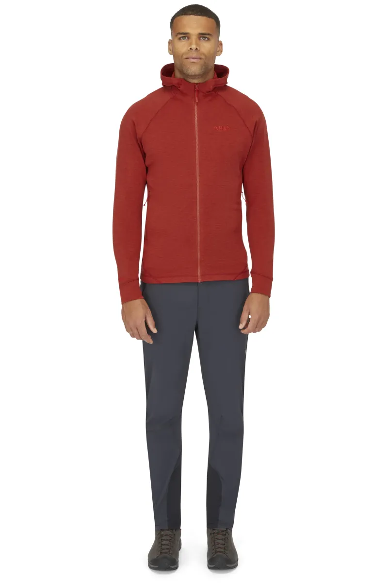 Rab Fleece & Mid Layer-Mens Nexus Hoody - Tuscan Red