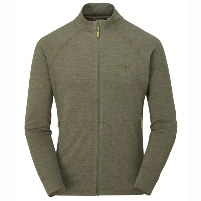 Rab Fleece & Mid Layer-Mens Nexus Jacket - Light Khaki