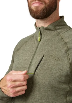 Rab Fleece & Mid Layer-Mens Nexus Pull-On - Light Khaki