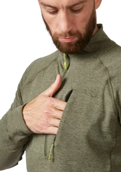 Rab Fleece & Mid Layer-Mens Nexus Pull-On - Light Khaki