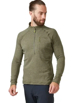 Rab Fleece & Mid Layer-Mens Nexus Pull-On - Light Khaki