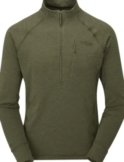 Rab Fleece & Mid Layer-Mens Nexus Pull-On - Olive-Olive