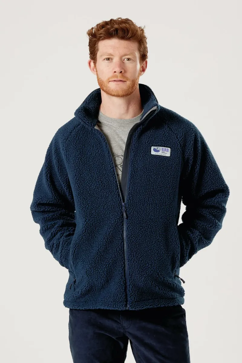 Rab Fleece & Mid Layer-Mens Original Pile Jacket - Deep Ink