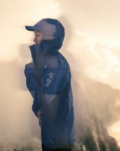 Rab Waterproof Jackets-Mens Phantom Jacket - Maya Blue