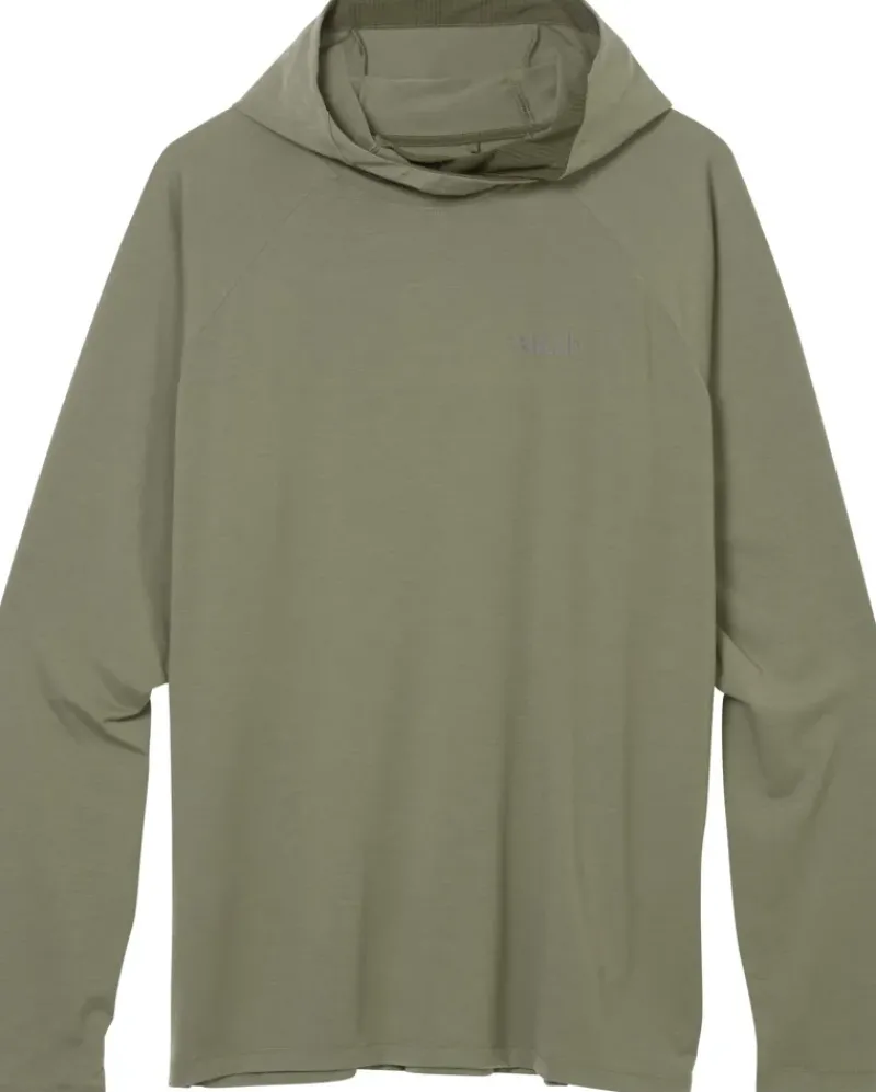 Rab T-Shirts & Baselayers-Mens Rivelin Hoody - Light Khaki