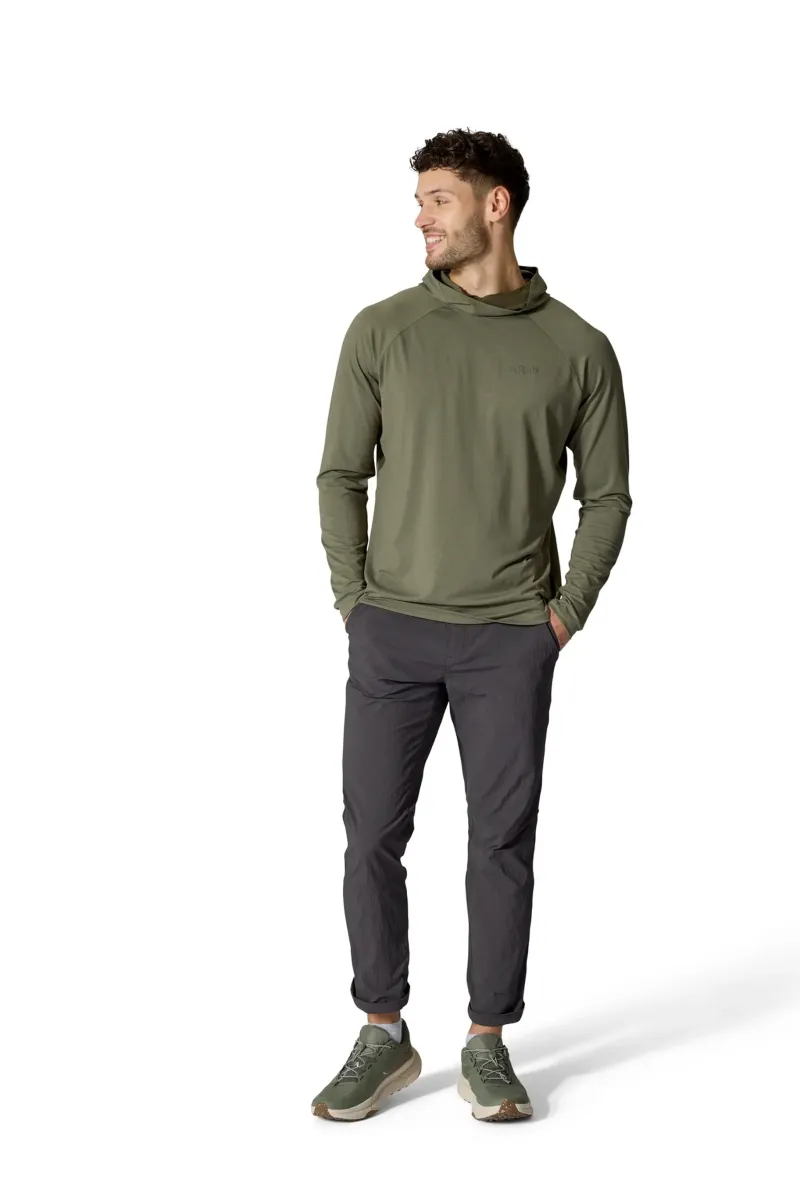 Rab T-Shirts & Baselayers-Mens Rivelin Hoody - Light Khaki