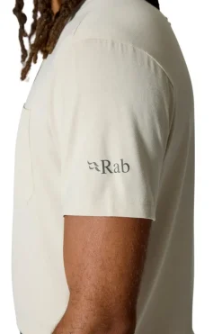 Rab T-Shirts & Baselayers-Mens Rivelin Pocket Tee - Pebble