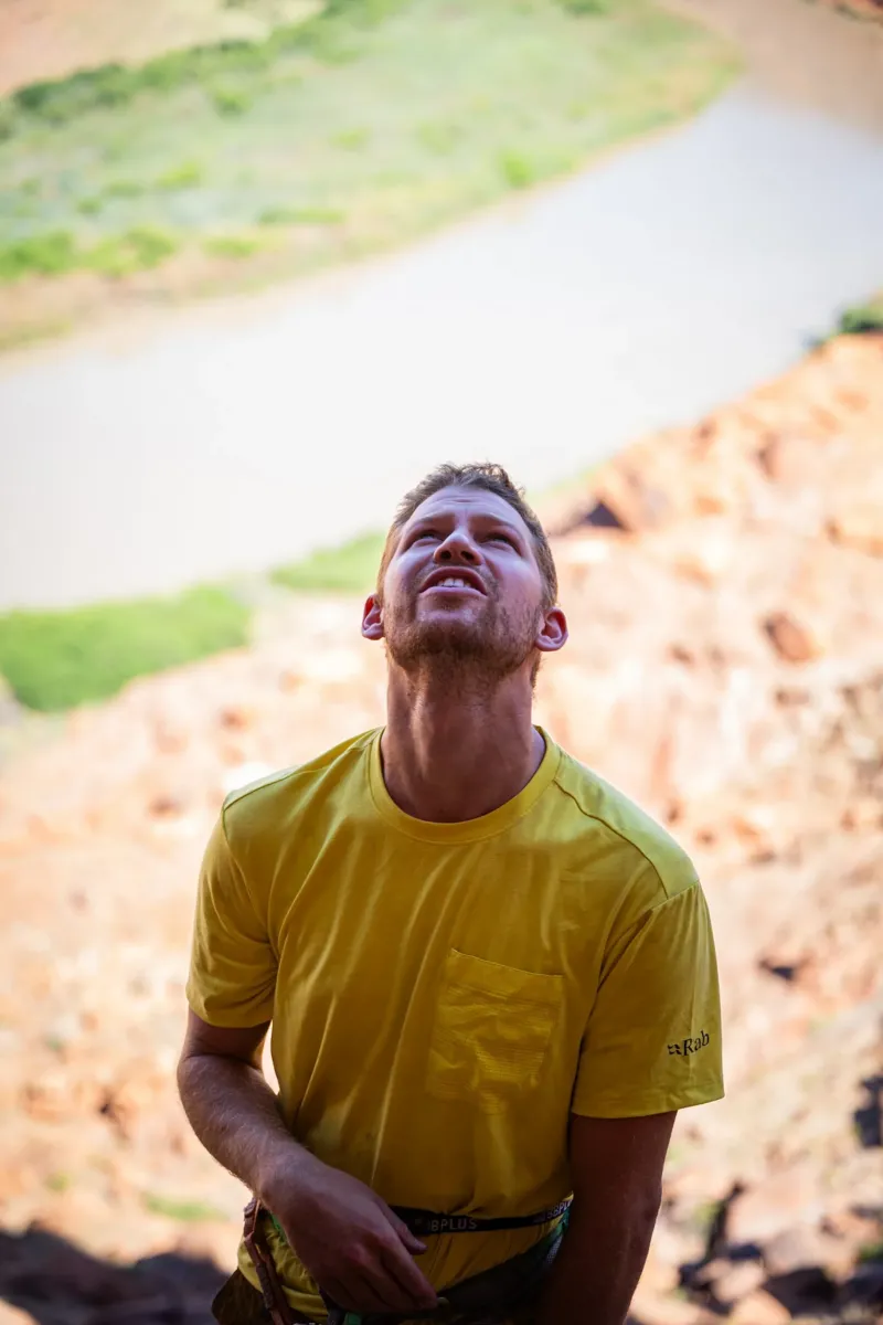 Rab T-Shirts & Baselayers-Mens Rivelin Pocket Tee - Pollen