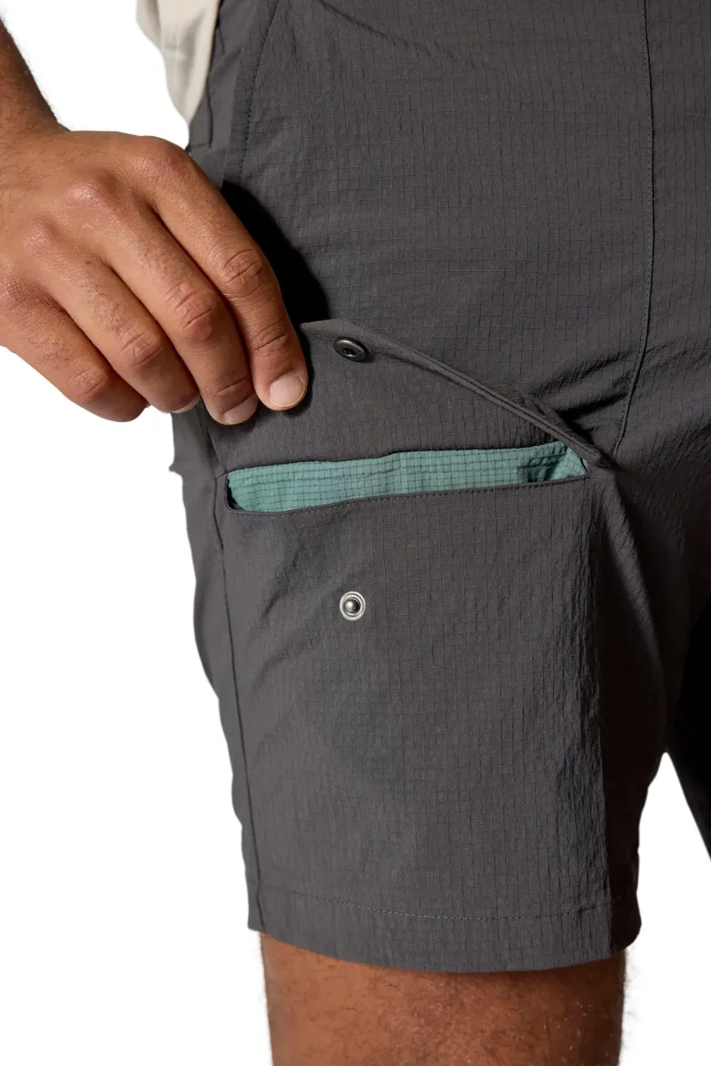 Rab Shorts-Mens Rowtor Shorts - Anthracite