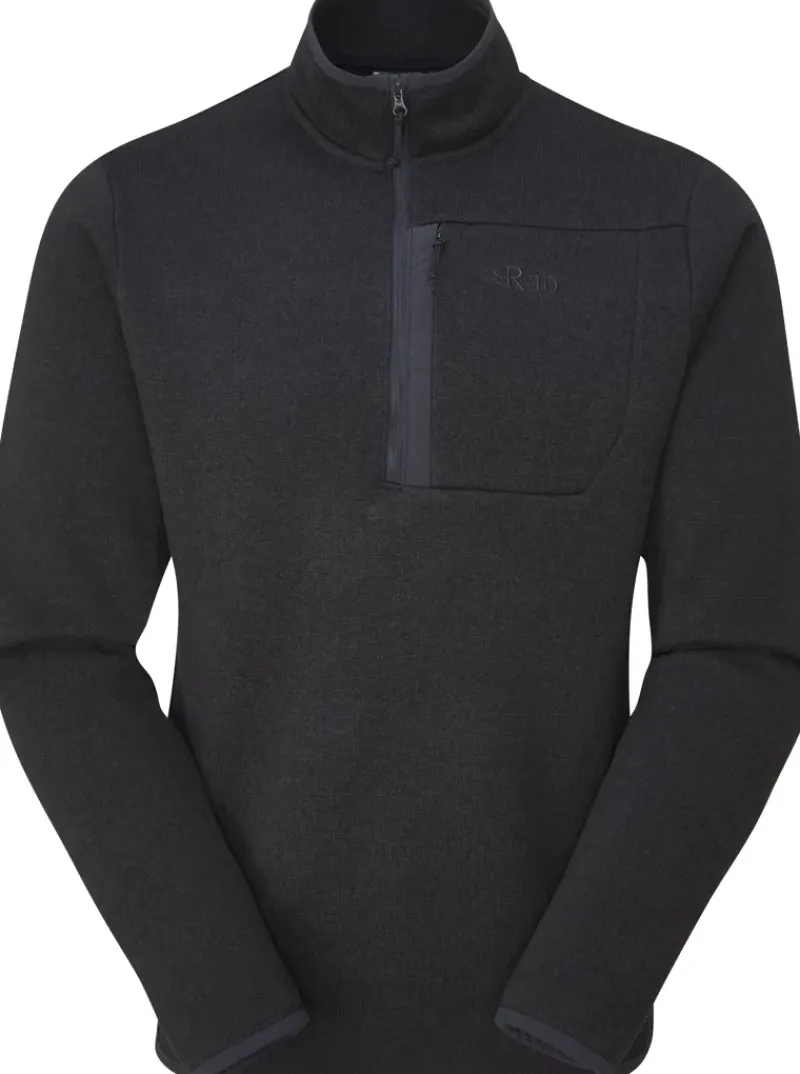 Rab Fleece & Mid Layer-Mens Ryvoan Pull-On - Ebony