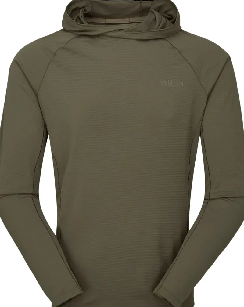 Rab T-Shirts & Baselayers-Mens Sonic Hoody - Light Khaki