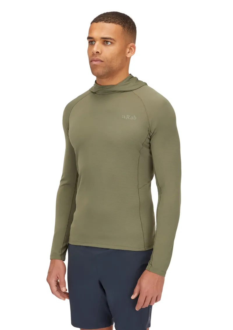 Rab T-Shirts & Baselayers-Mens Sonic Hoody - Light Khaki