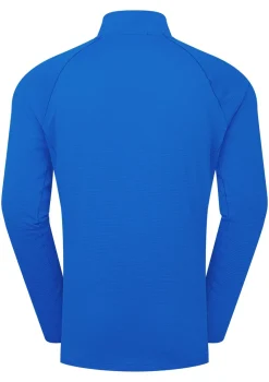 Rab T-Shirts & Baselayers-Mens Sonic LS Zip-T - Maya Blue