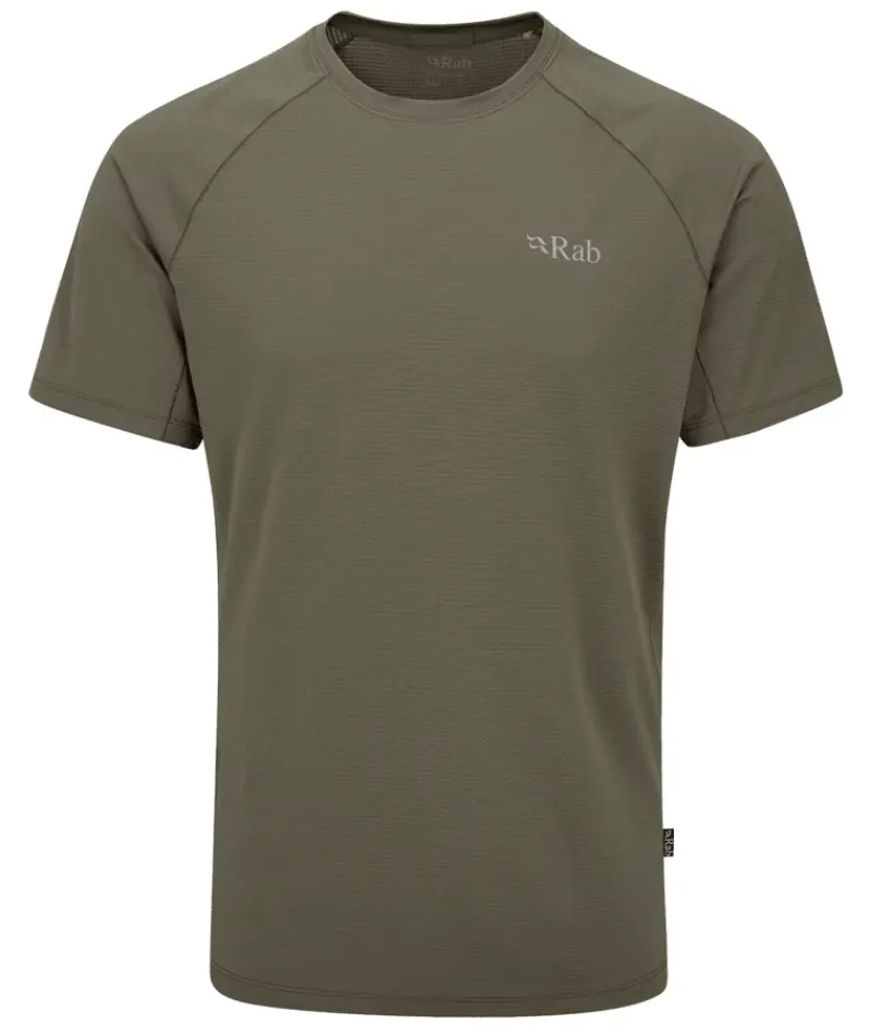Rab T-Shirts & Baselayers-Mens Sonic Tee - Light Khaki
