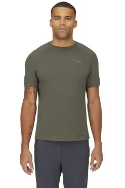 Rab T-Shirts & Baselayers-Mens Sonic Tee - Light Khaki