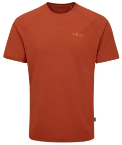 Rab T-Shirts & Baselayers-Mens Sonic Tee - Red Clay