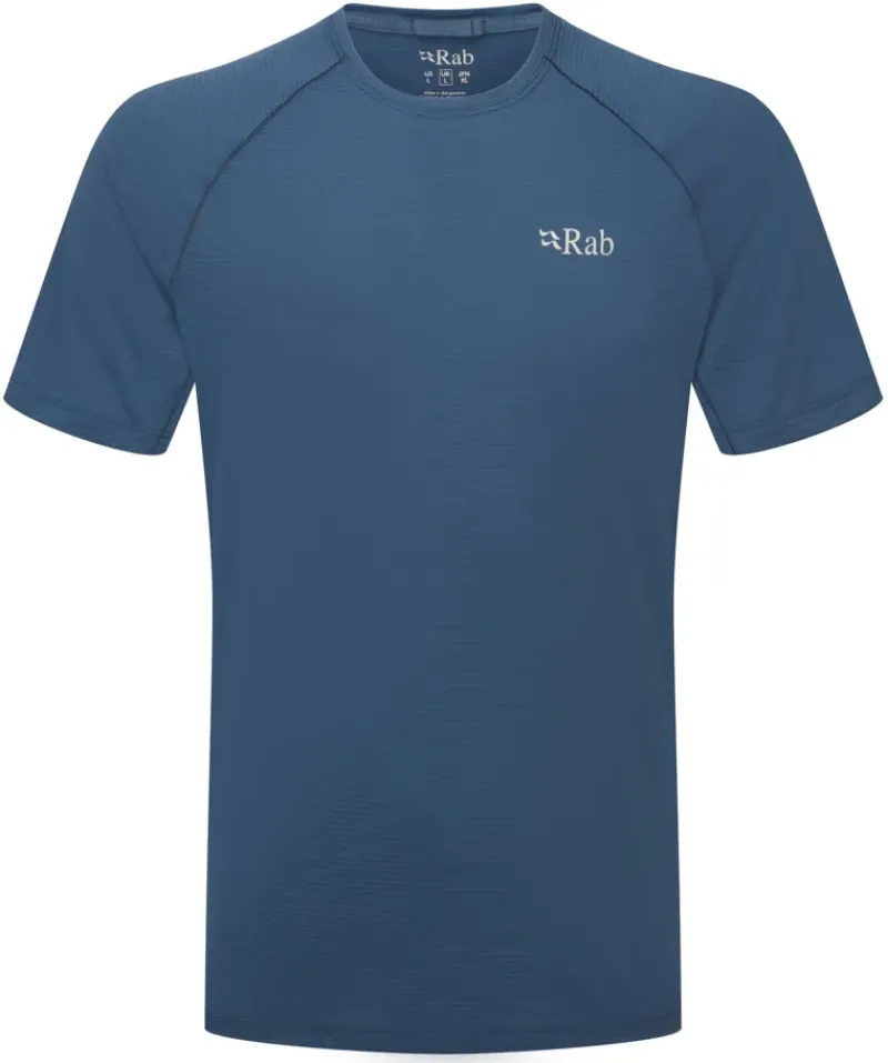 Rab T-Shirts & Baselayers-Mens Sonic Tee - Tempest Blue