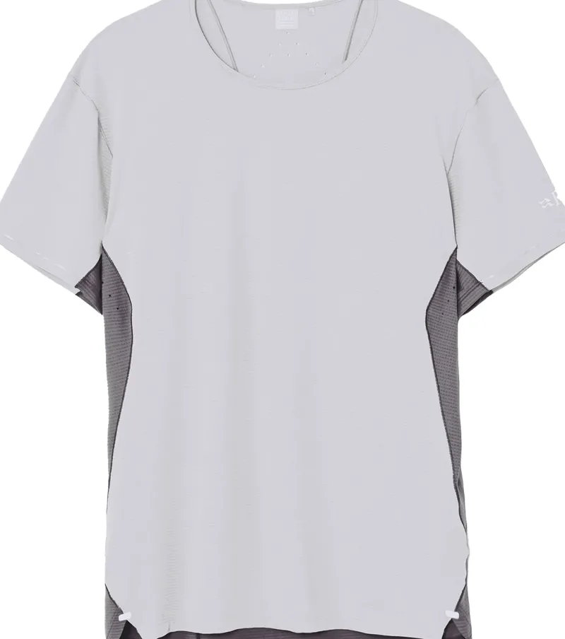 Rab T-Shirts & Baselayers-Mens Sonic Ultra Tee - Light Zinc-Graphene