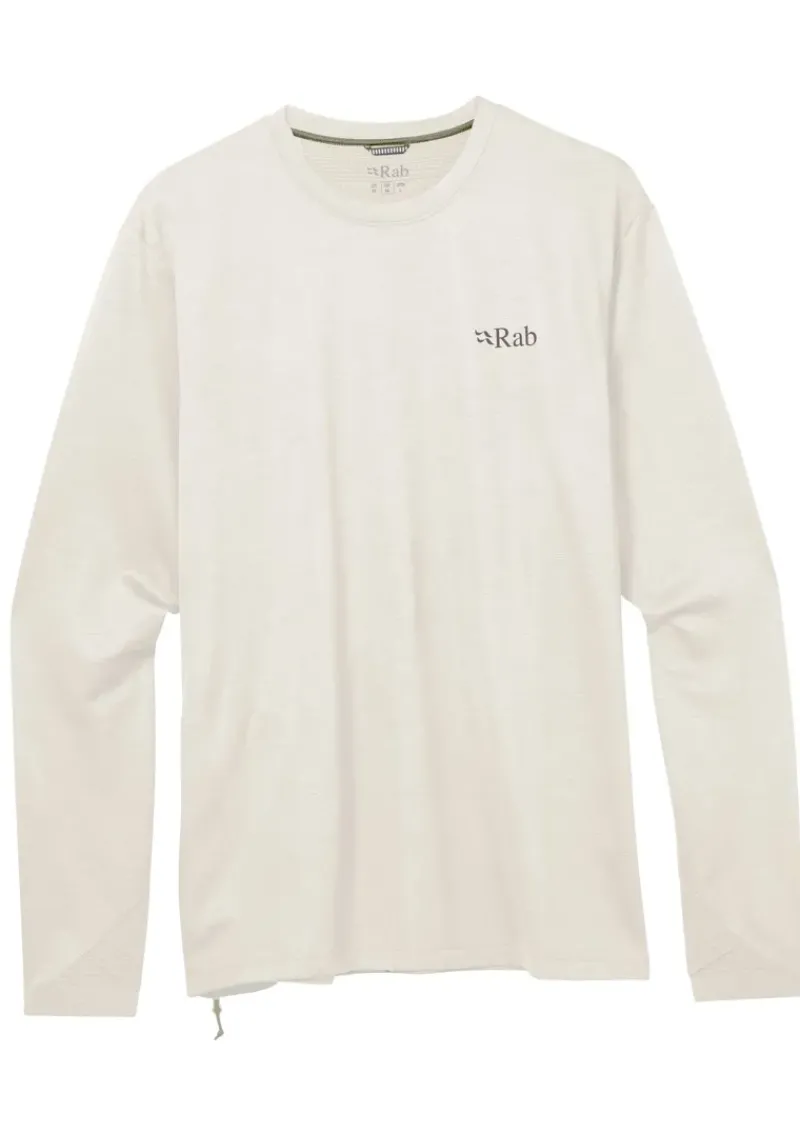 Rab Fleece & Mid Layer-Mens Staden Crew - Pebble