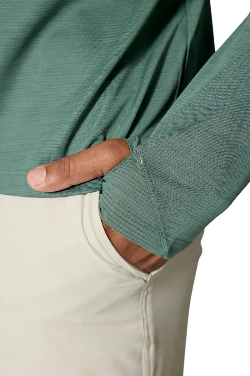 Rab Fleece & Mid Layer-Mens Staden Crew - Sage