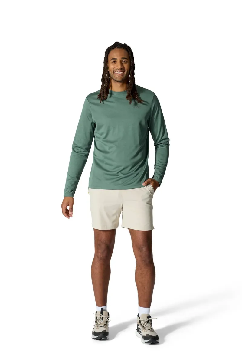 Rab Fleece & Mid Layer-Mens Staden Crew - Sage