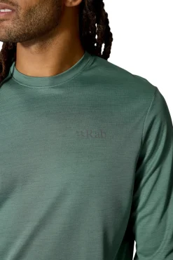 Rab Fleece & Mid Layer-Mens Staden Crew - Sage