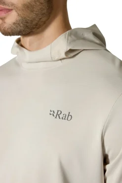 Rab Fleece & Mid Layer-Mens Staden Hoody - Pebble
