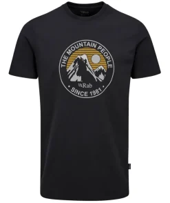 Rab T-Shirts & Baselayers-Mens Stance Alpine Peak Tee - Beluga