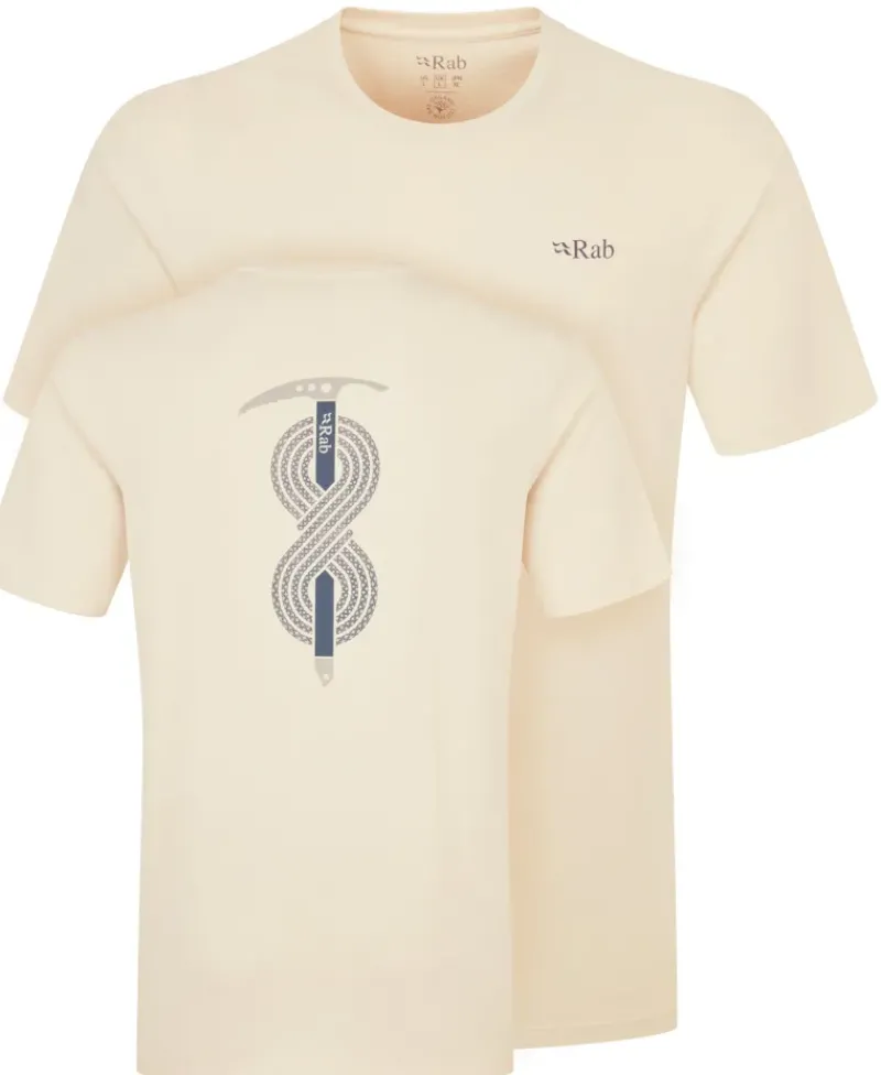 Rab T-Shirts & Baselayers-Mens Stance Axe Tee - Ecru