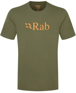 Rab T-Shirts & Baselayers-Mens Stance Logo Tee - Army