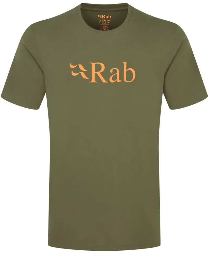 Rab T-Shirts & Baselayers-Mens Stance Logo Tee - Army