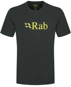 Rab T-Shirts & Baselayers-Mens Stance Logo Tee - Beluga-Pollen