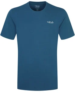 Rab T-Shirts & Baselayers-Mens Stance Mountain Peak Tee - Tempest Blue