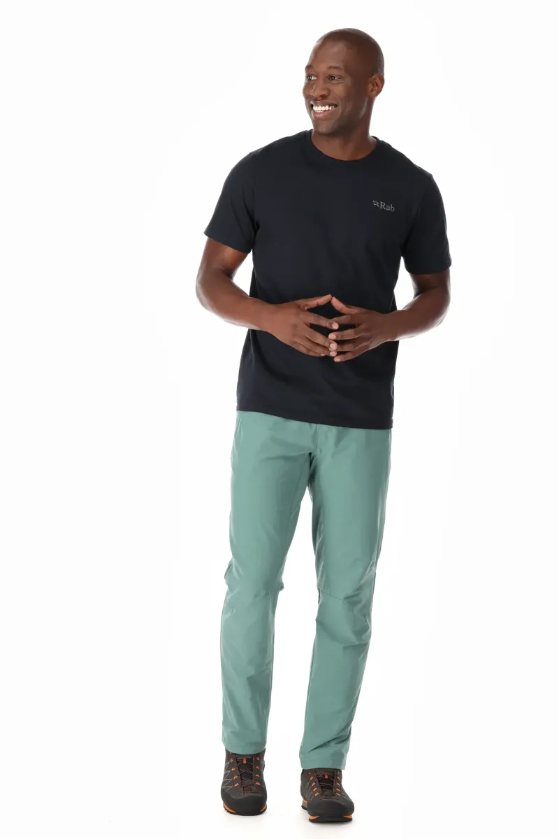 Rab T-Shirts & Baselayers-Mens Stance Mountain Peak Tee - Beluga