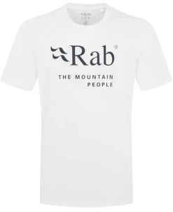 Rab T-Shirts & Baselayers-Mens Stance Mountain Tee - White