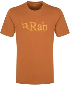 Rab T-Shirts & Baselayers-Mens Stance Tech Sketch Tee - Red Earth