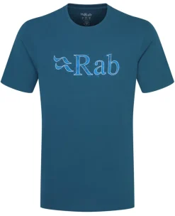 Rab T-Shirts & Baselayers-Mens Stance Tech Sketch Tee - Tempest Blue