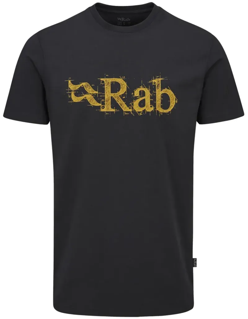 Rab T-Shirts & Baselayers-Mens Stance Tech Sketch Tee - Beluga