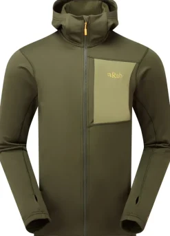 Rab Fleece & Mid Layer-Mens Superflux Hoody - Army