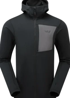 Rab Fleece & Mid Layer-Mens Superflux Hoody - Black