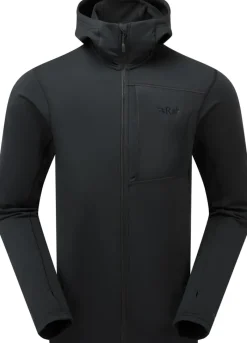 Rab Fleece & Mid Layer-Mens Superflux Hoody - Black-Black