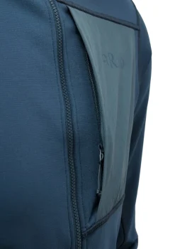 Rab Fleece & Mid Layer-Mens Superflux Hoody - Tempest Blue